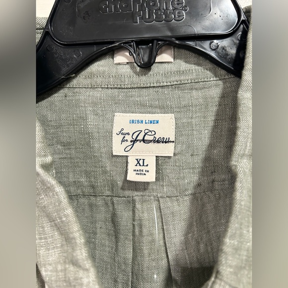 NWT / J.Crew Baird McNutt Irish linen shirt XL - Picture 3 of 9